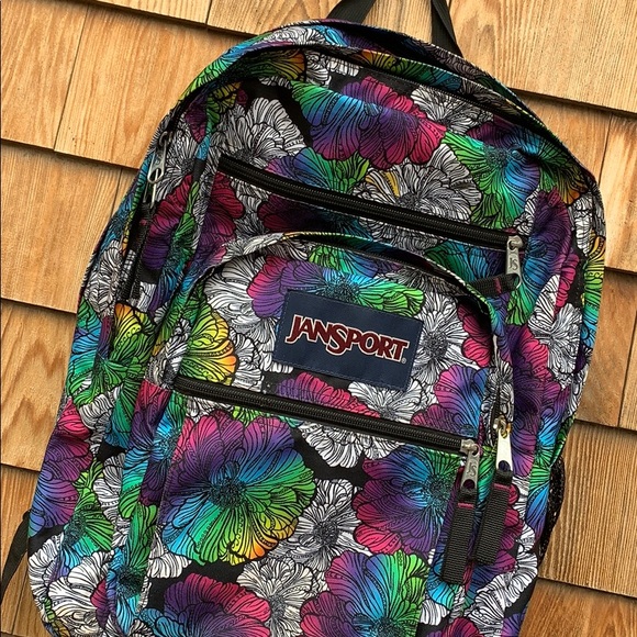 colorful flower backpack